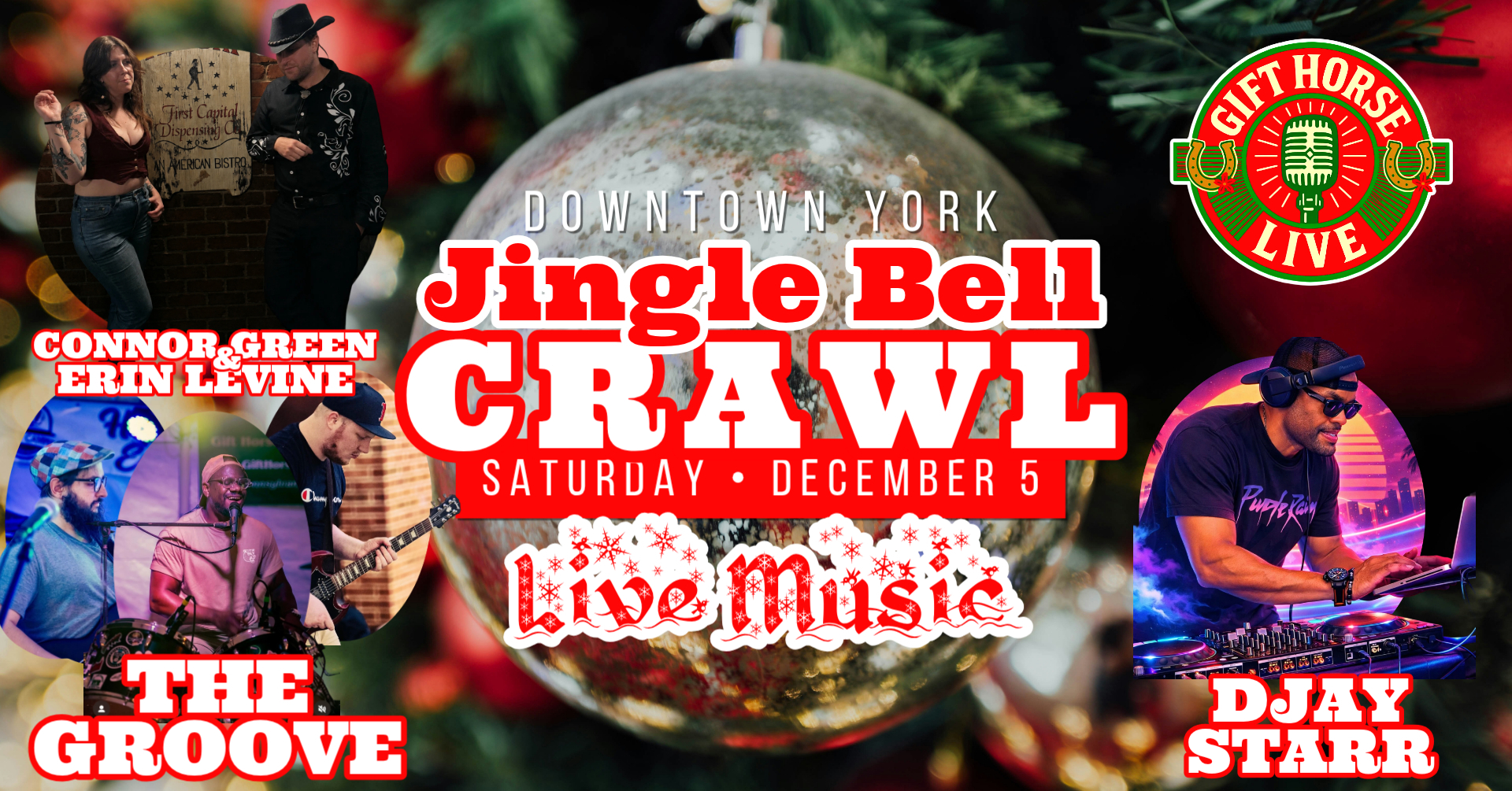 Jingle Bell Crawl Music December 5 12-10